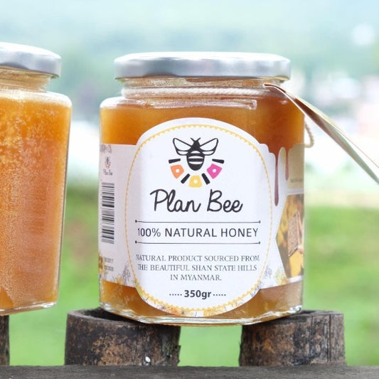 Raw Premium Organic Honey, Myanmar (350g)